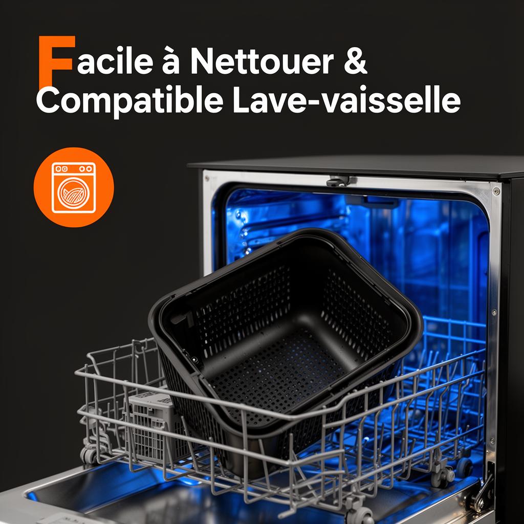 Mister Airfryer 9L - Compatible Lave-vaisselle