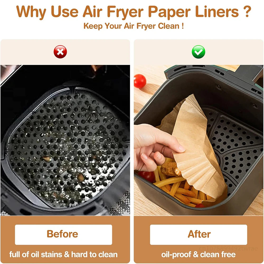 Paniers Papier pour AirFryer