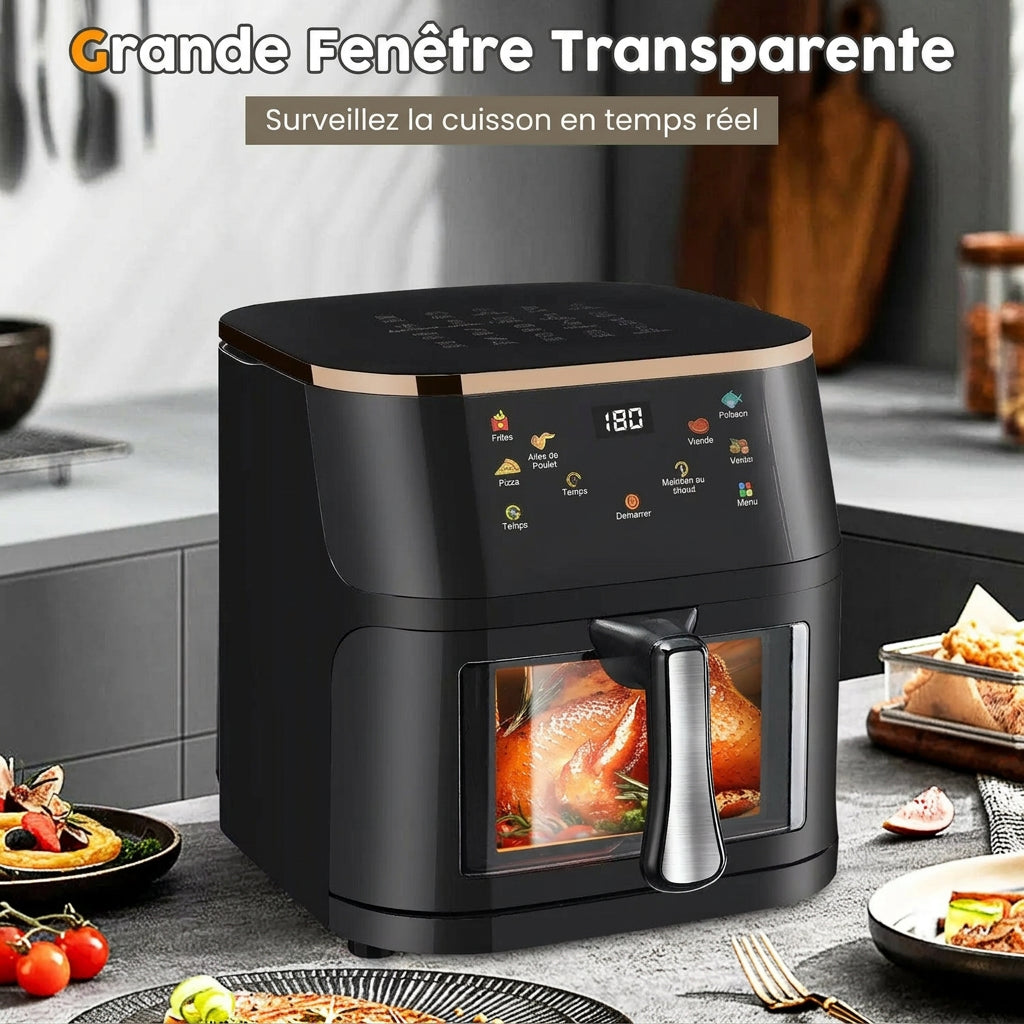 Mister Airfryer 9L - Fenêtre Transparente